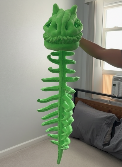 DinoHuesitos peluche de dinosaurio con detalles bordados duraderos, diseño único