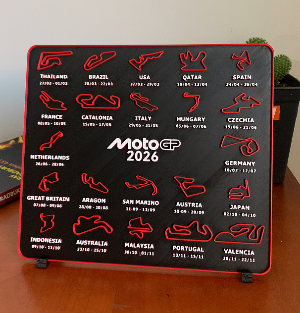 Circuitos MotoGP 2026 - Diseño 3D