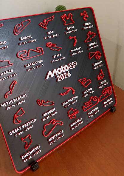 Circuitos MotoGP 2026 - Diseño 3D